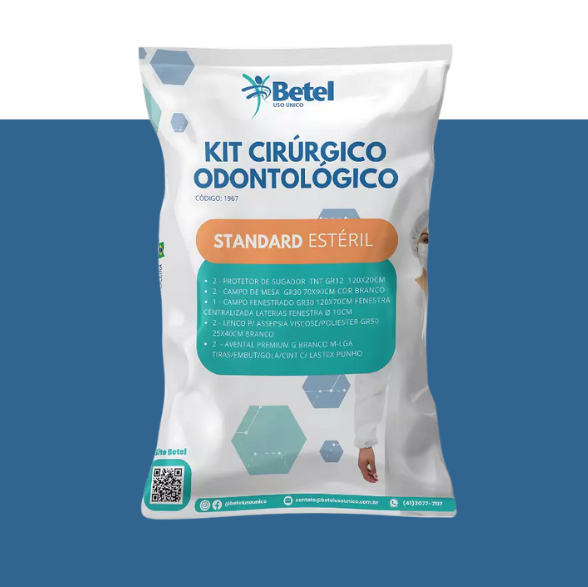 Kit cirúrgico odontológico, Standard Estéril