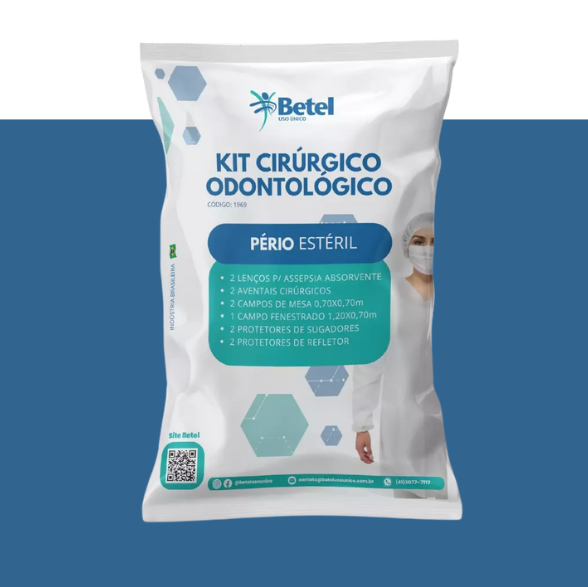 Kit circúrgico odontológico, pério estéril