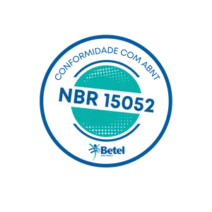 Conformidade com a abnt. NRB 15052.