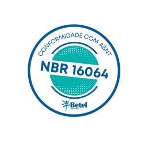 Conformidade com a abnt. NRB 16064.